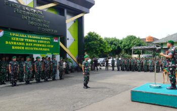 Dandim 0510/Tigaraksa Pimpin Sertijab  Danramil Serta Perwira