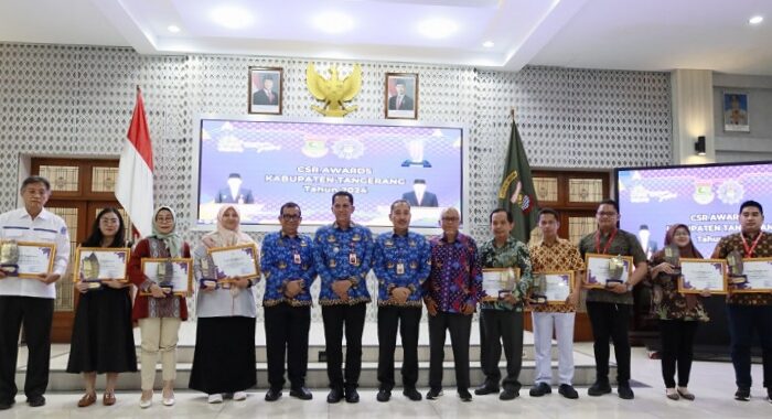 Pemkab Tangerang Berikan Penghargaan Kepada 25 Perusahaan di Ajang CSR Award