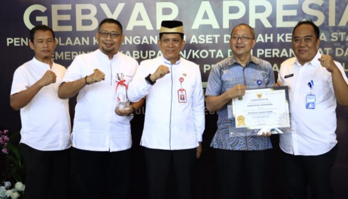 Pengelolaan Keuangan dan Aset Daerah, Kabupaten Tangerang Terbaik Kedua di Banten