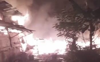 Bangunan Liar di Balaraja Hangus Terbakar, Kerugian Hingga 100 juta