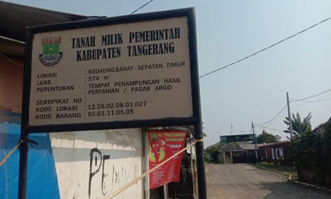 Oknum Kades di Sepatan Timur Alih Fungsikan Aset Pemkab Tanpa Izin