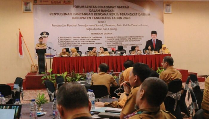 Pemkab Tangerang Menggelar Forum Lintas OPD Soal Rancangan Kebijakan 2026