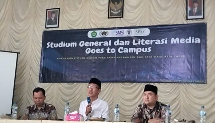 Organisasi Konstituen Dewan Pers Banten Libatkan STAI Wasfal pada Acara Literasi Media