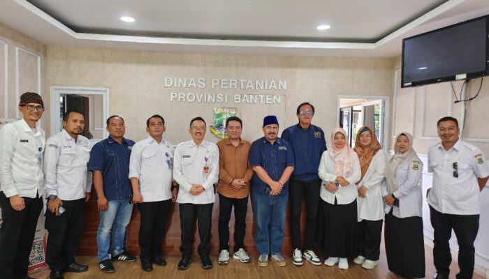 PWI  Banten dan Distanak Siap Kolaborasi Sukseskan Program Gubernur Andra Soni