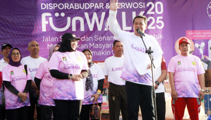 Bupati dan Wakil Bupati Tangerang Buka Kegiatan Senam dan Jalan Sehat