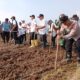 Dukung Ketahanan Pangan Nasional, Polsek Cisoka Bersama Forkopimcam dan Para Kades Tanam Jagung Serentak